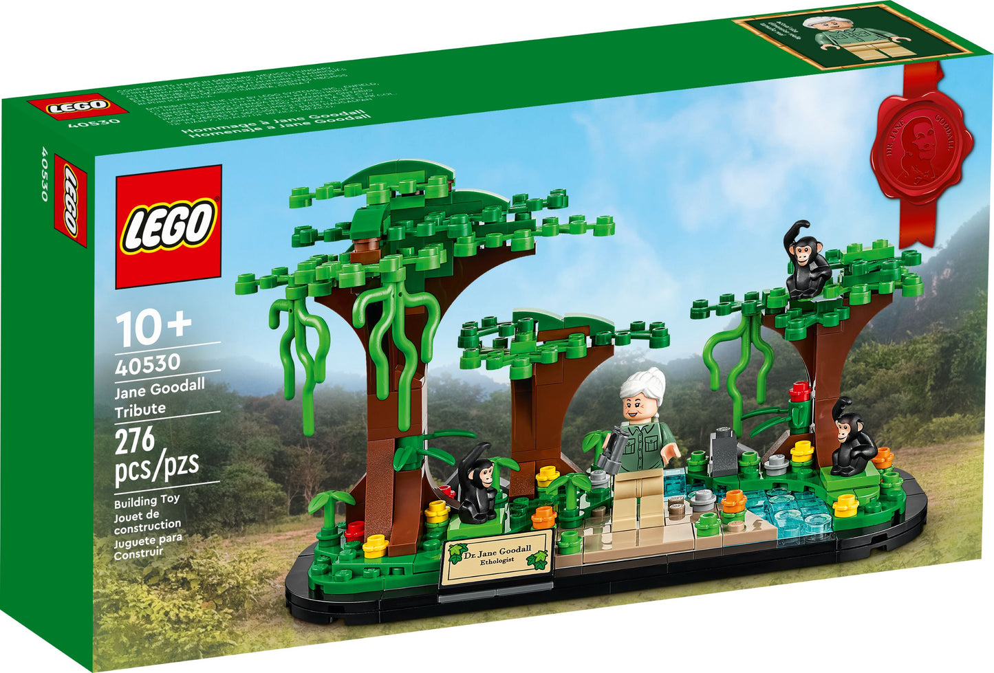 LEGO® 40530 Hommage an Jane Goodall