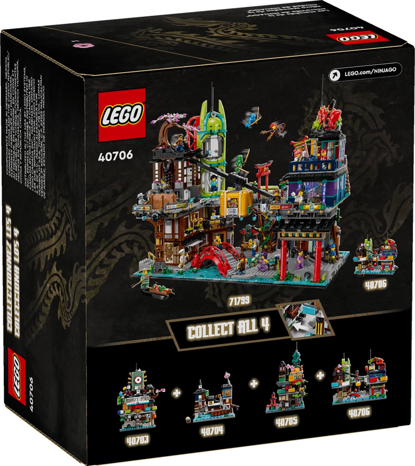 LEGO® Ninjago 40706 Mikromodell der Märkte von NINJAGO® City