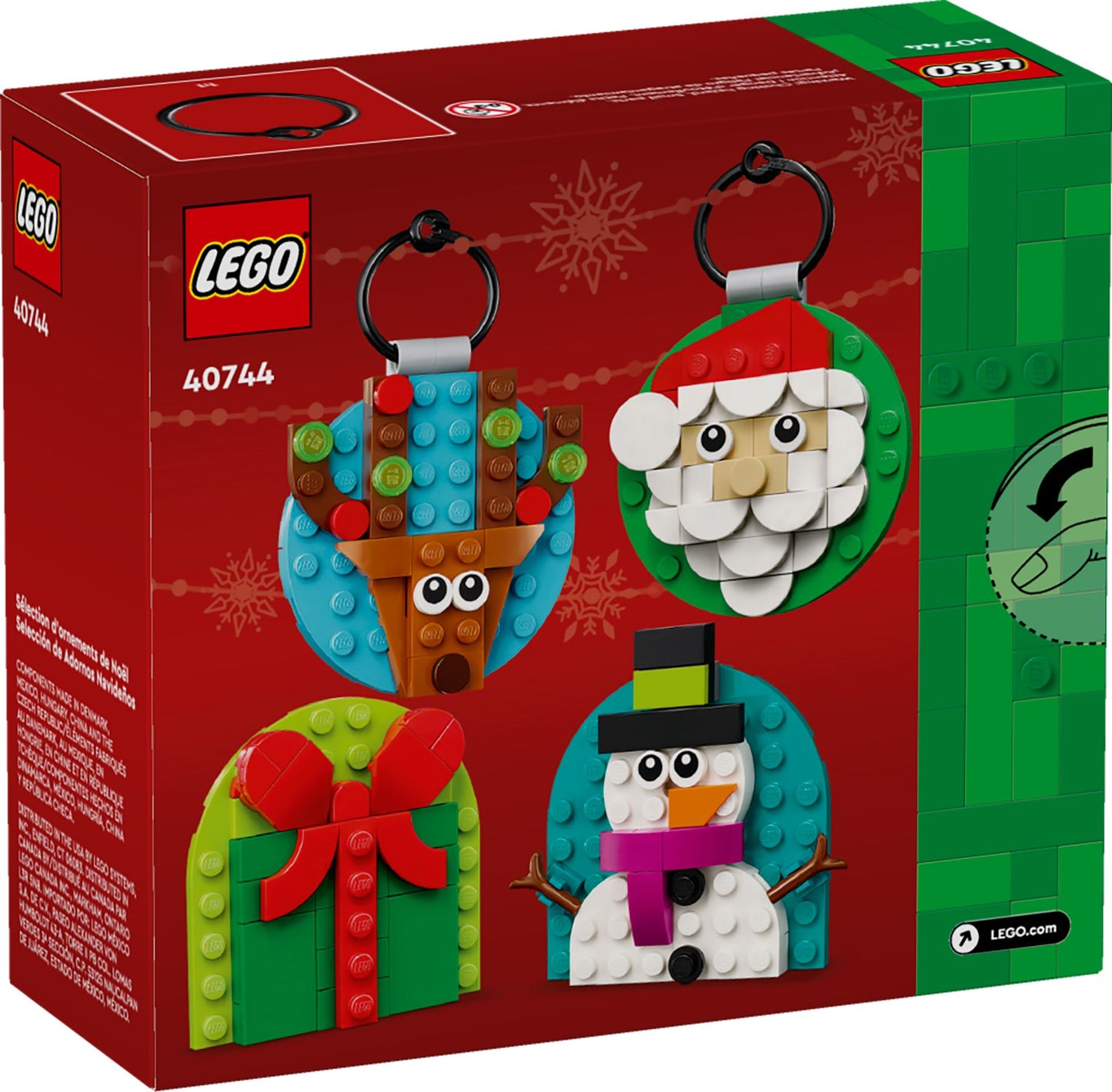 LEGO® 40744 Verschiedene Christbaumanhänger