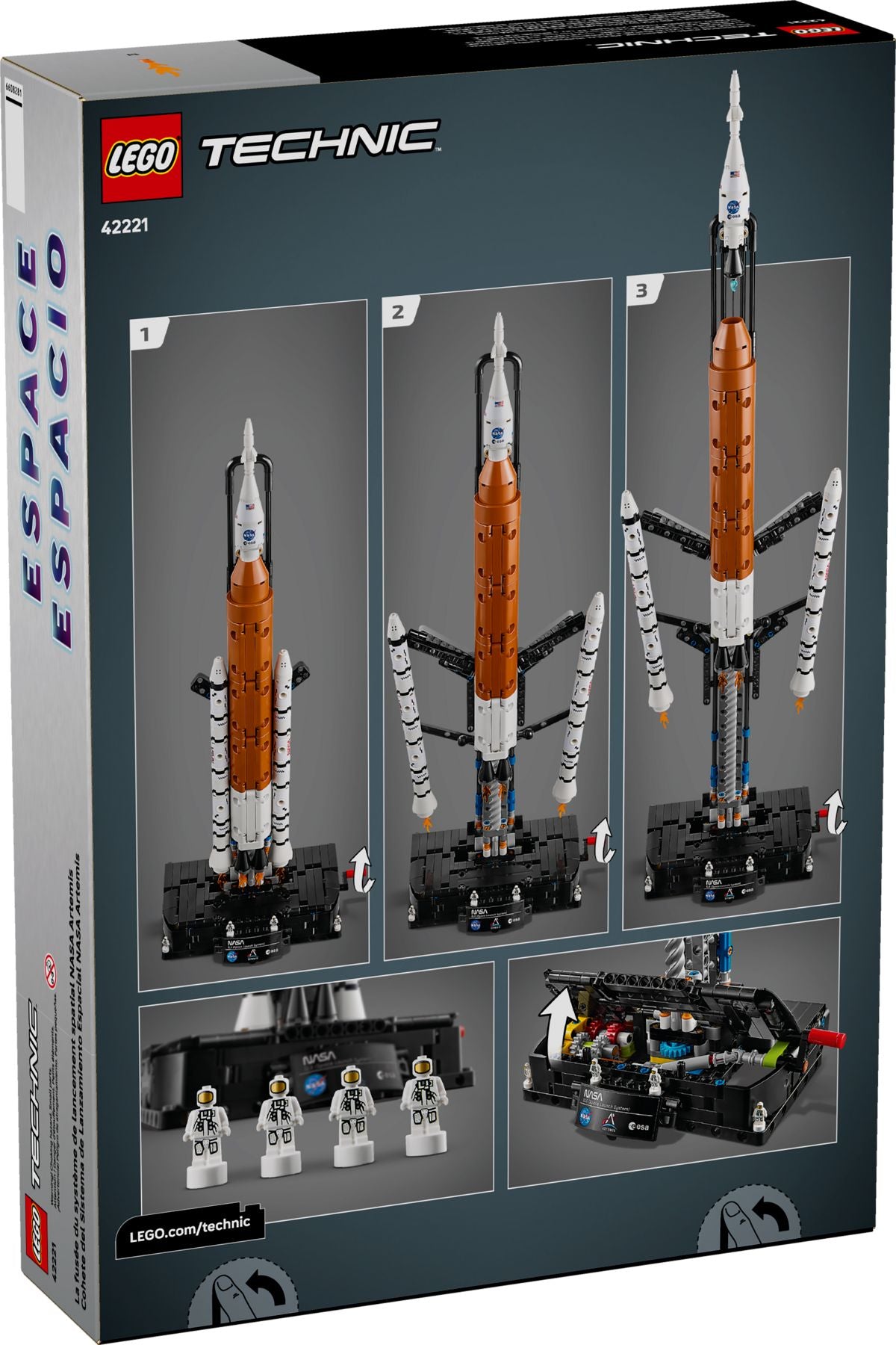 LEGO® Technic 42221 NASA Artemis SLS-Schwerlastrakete