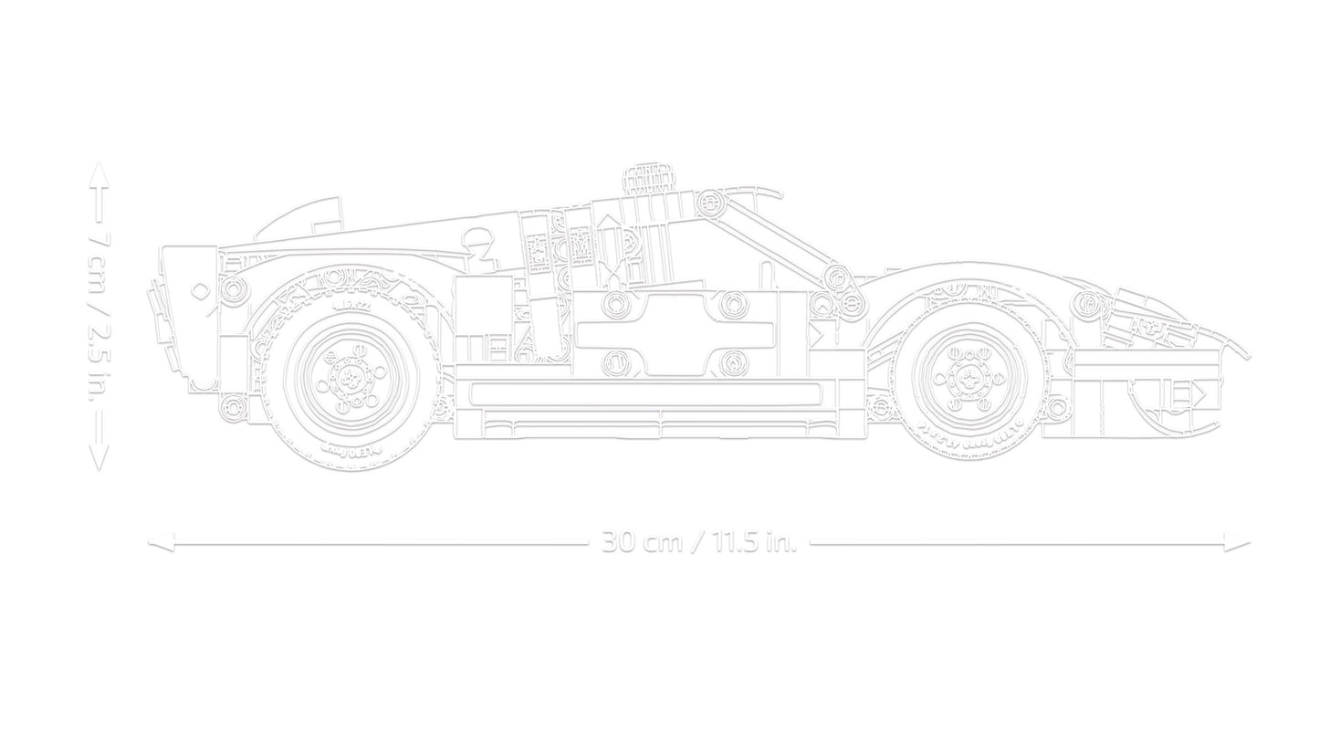LEGO® Technic 42223 1966 Ford GT40 MKII Rennwagen