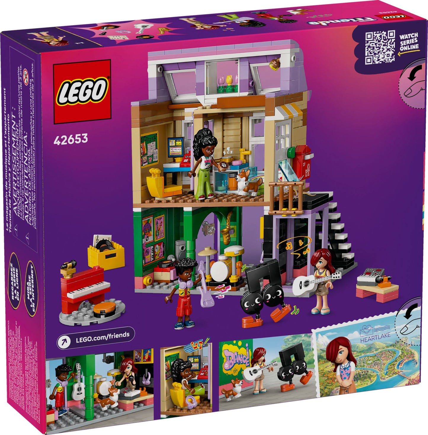 LEGO® Friends 42653 Musikladen & Wohnung