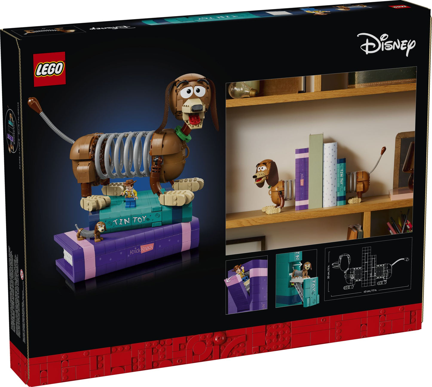 LEGO® Disney 43301 Toy Story: Slinky-Buchstützen
