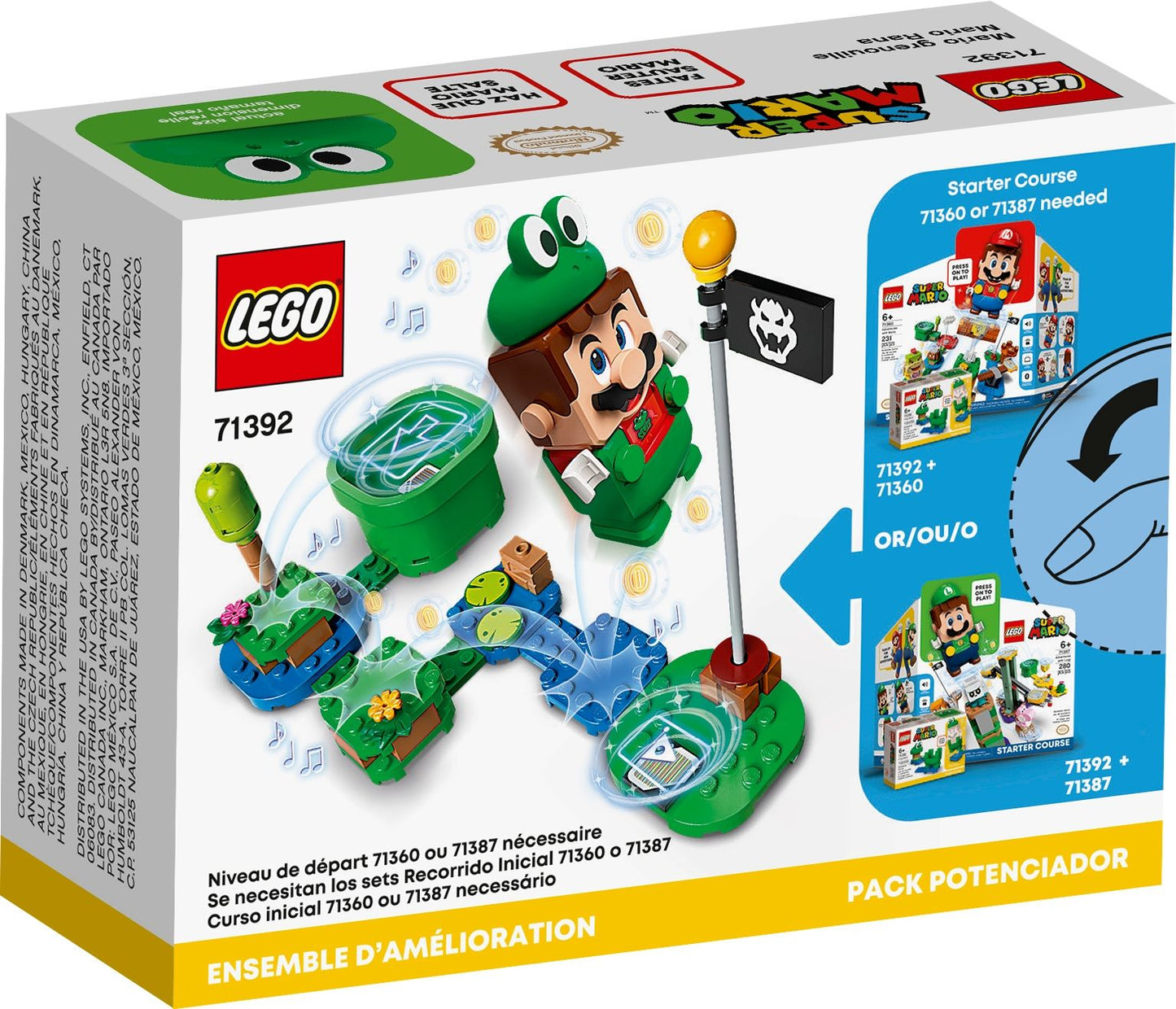 LEGO® Super Mario 71392 Frosch-Mario Anzug