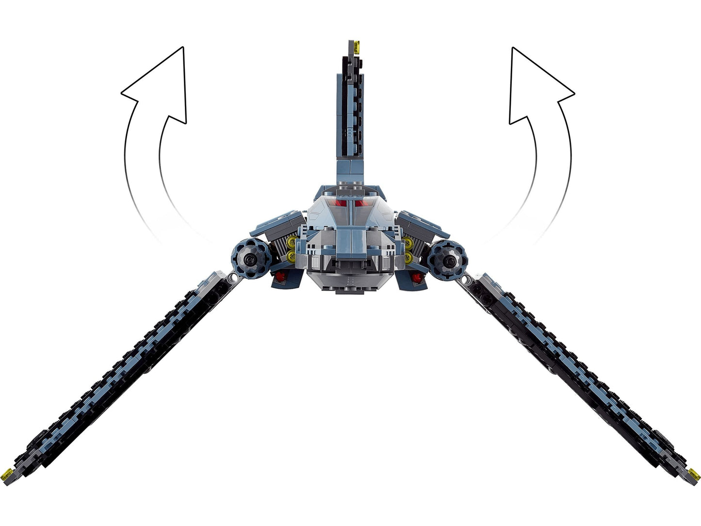 LEGO® Star Wars 75314 Angriffsshuttle aus The Bad Batch™ - gebraucht mit BA ohne Figuren und ohne OVP 100%