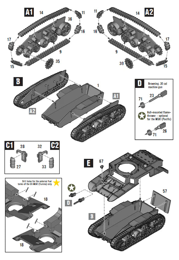 Bolt Action - M3 Stuart - 402013002