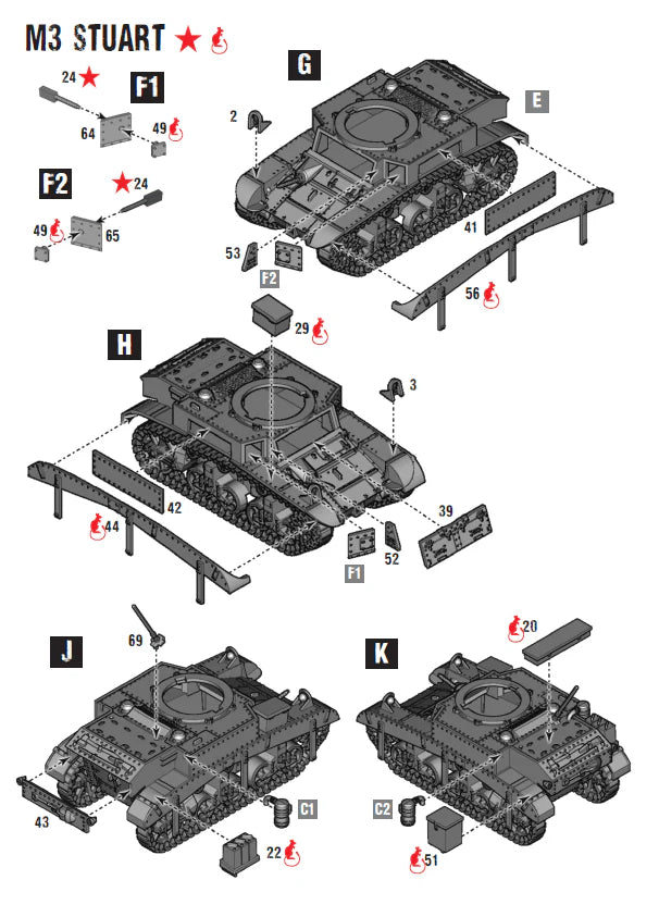 Bolt Action - M3 Stuart - 402013002