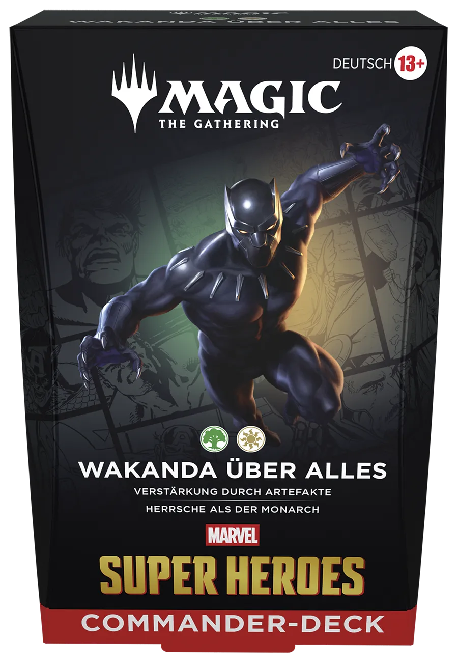 MtG - Marvel Super Heroes Wakanda über alles Commander Deck - DE