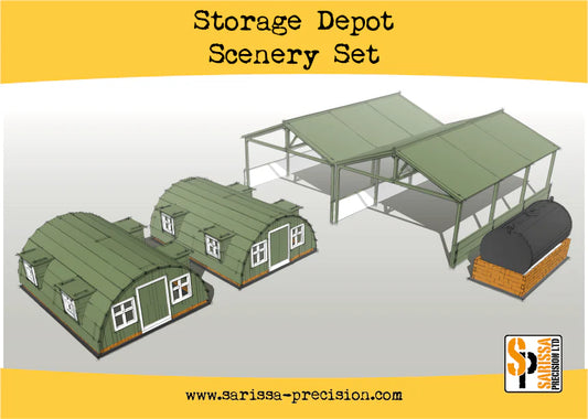 Sarissa Hobby & Terrain - Storage Shelter Scenery Set - N152