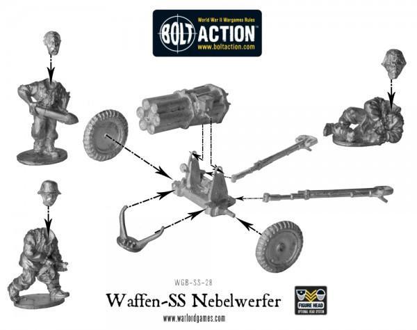 Bolt Action German Heer 150mm Nebelwerfer 41 (1943-45) - WGB-LHR-09