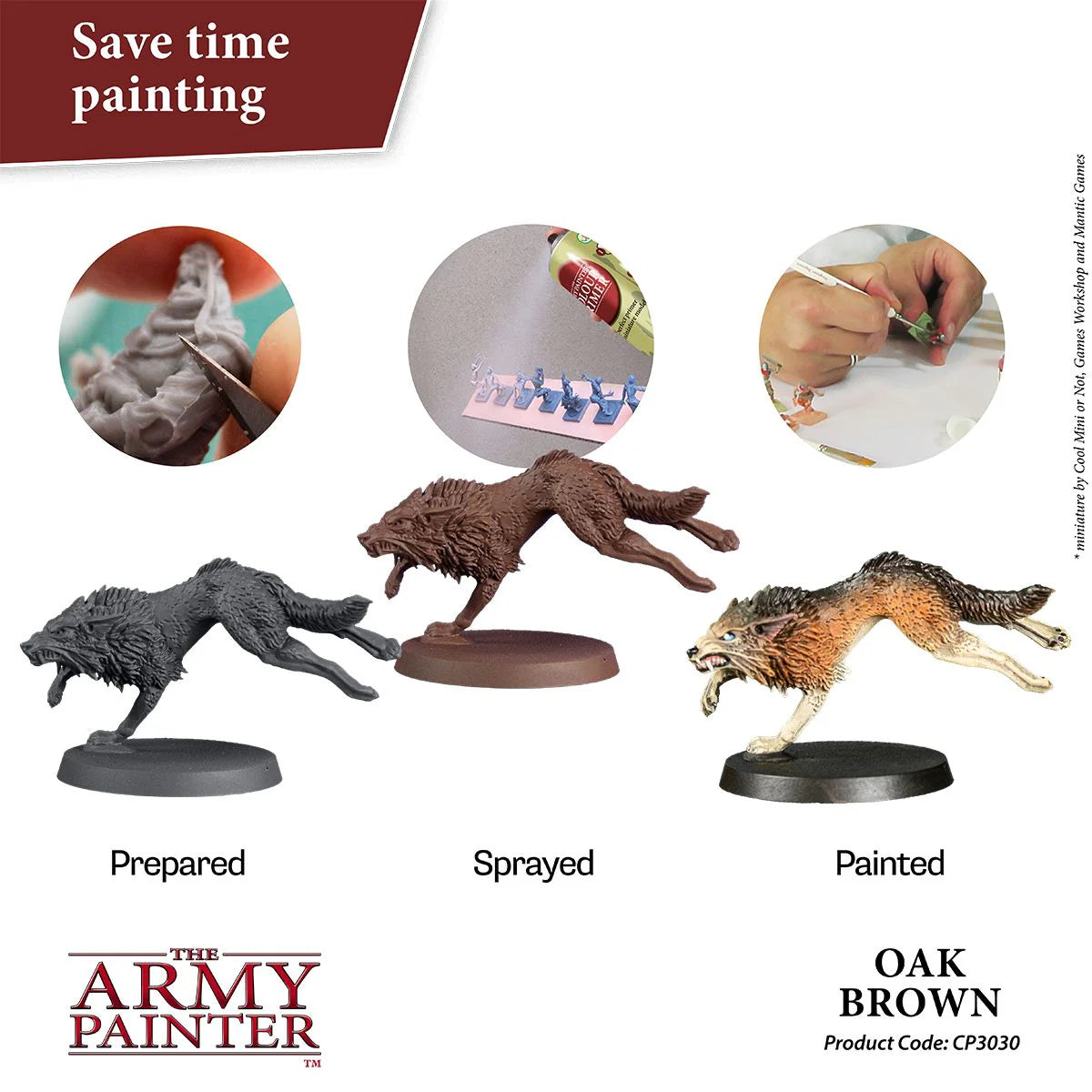 The Army Painter: Colour Primer: Oak Brown spray - CP3030