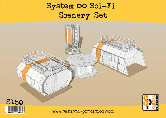 Sarissa Hobby & Terrain - Sci Fi Scenery Set - S150