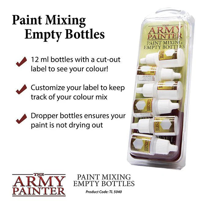 The Army Painter - Paint Mixing Empty Bottles (TL5040)