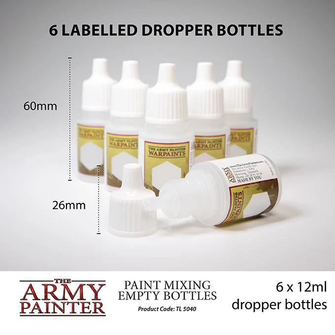 The Army Painter - Paint Mixing Empty Bottles (TL5040)