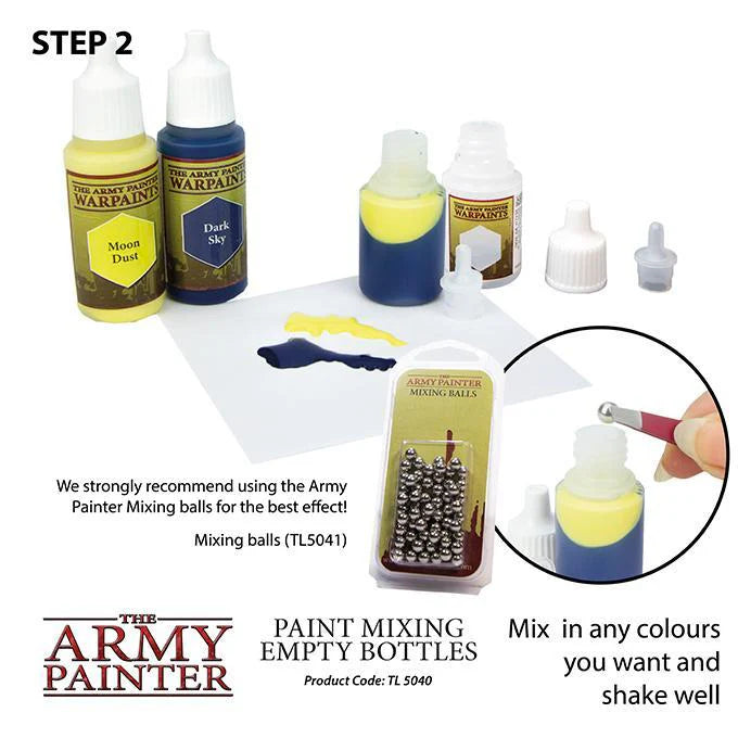 The Army Painter - Paint Mixing Empty Bottles (TL5040)
