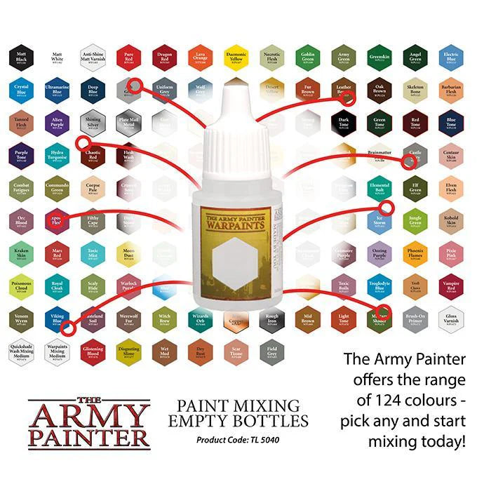 The Army Painter - Paint Mixing Empty Bottles (TL5040)