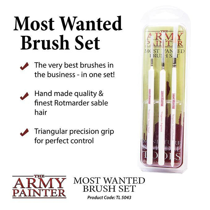The Army Painter -   Most Wanted Brush Set (TL5043)