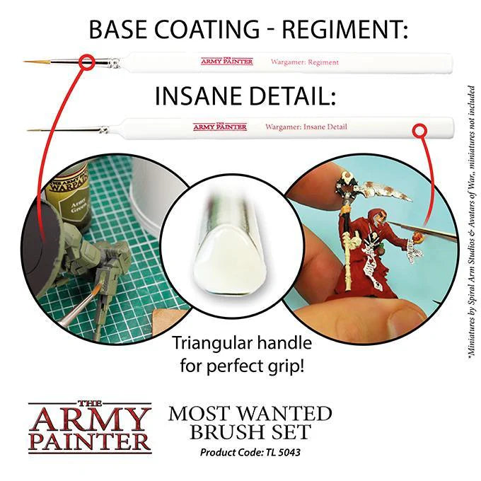 The Army Painter -   Most Wanted Brush Set (TL5043)