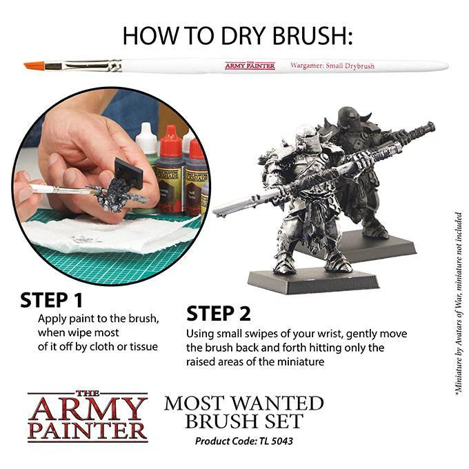 The Army Painter -   Most Wanted Brush Set (TL5043)