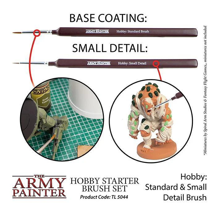 The Army Painter -  Hobby Starter Brush Set (TL5044)