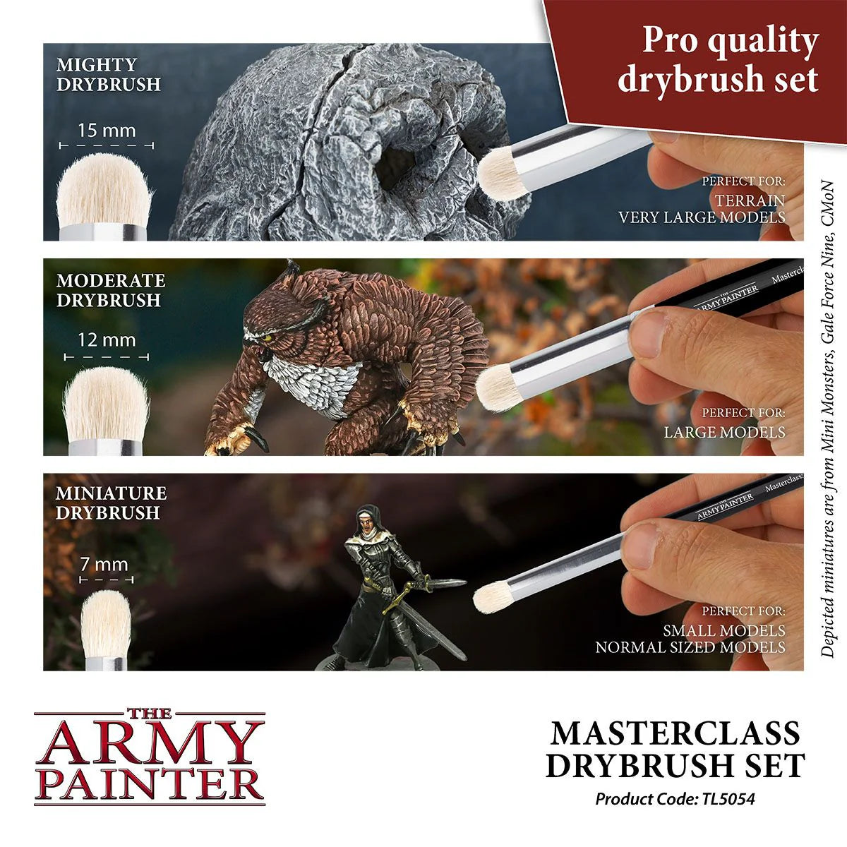 The Army Painter - Masterclass Drybrush Set (TL5054)
