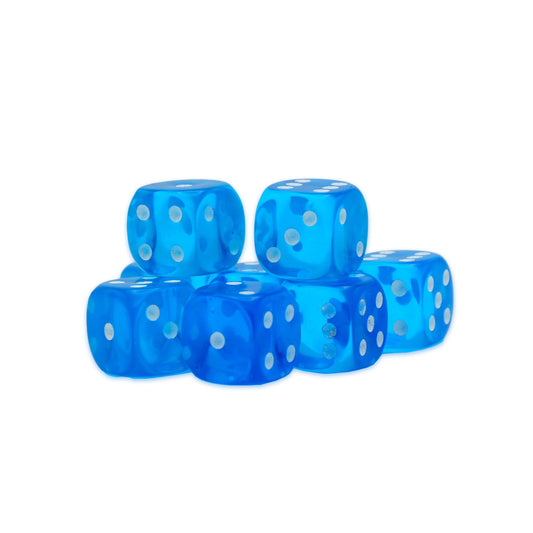 Warlord Games Dice - Sapphire D6 Dice - 15mm (8) - WG-D6-42