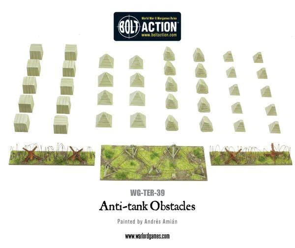 Bolt Action 2 Scenery Anti-Tank Obstacles - EN - WG-TER-39