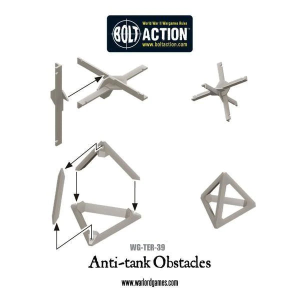 Bolt Action 2 Scenery Anti-Tank Obstacles - EN - WG-TER-39