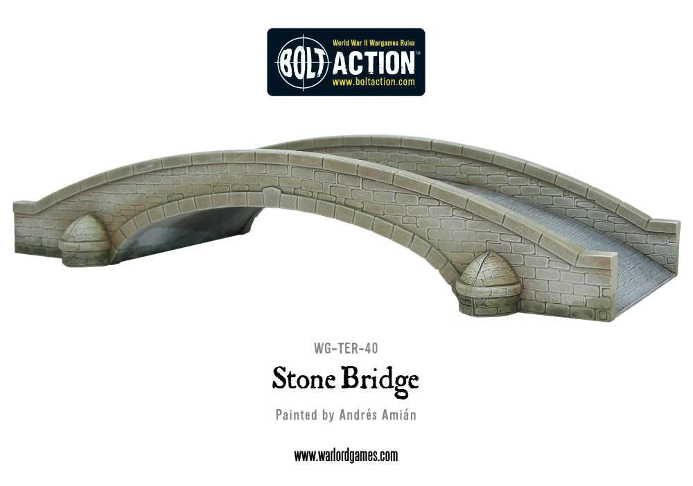 Bolt Action 2 Scenery Stone Bridge - EN - WG-TER-40