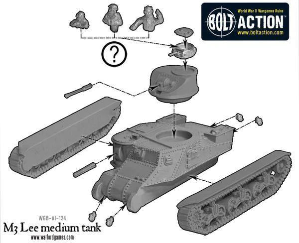 Bolt Action - M3 Lee Medium Tank - WGB-AI-124