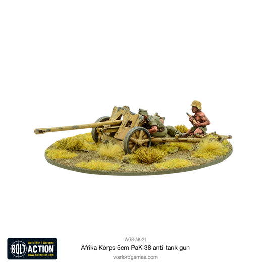 Bolt Action - Afrika Korps 5cm PaK 38 anti-tank gun - EN - WGB-AK-21