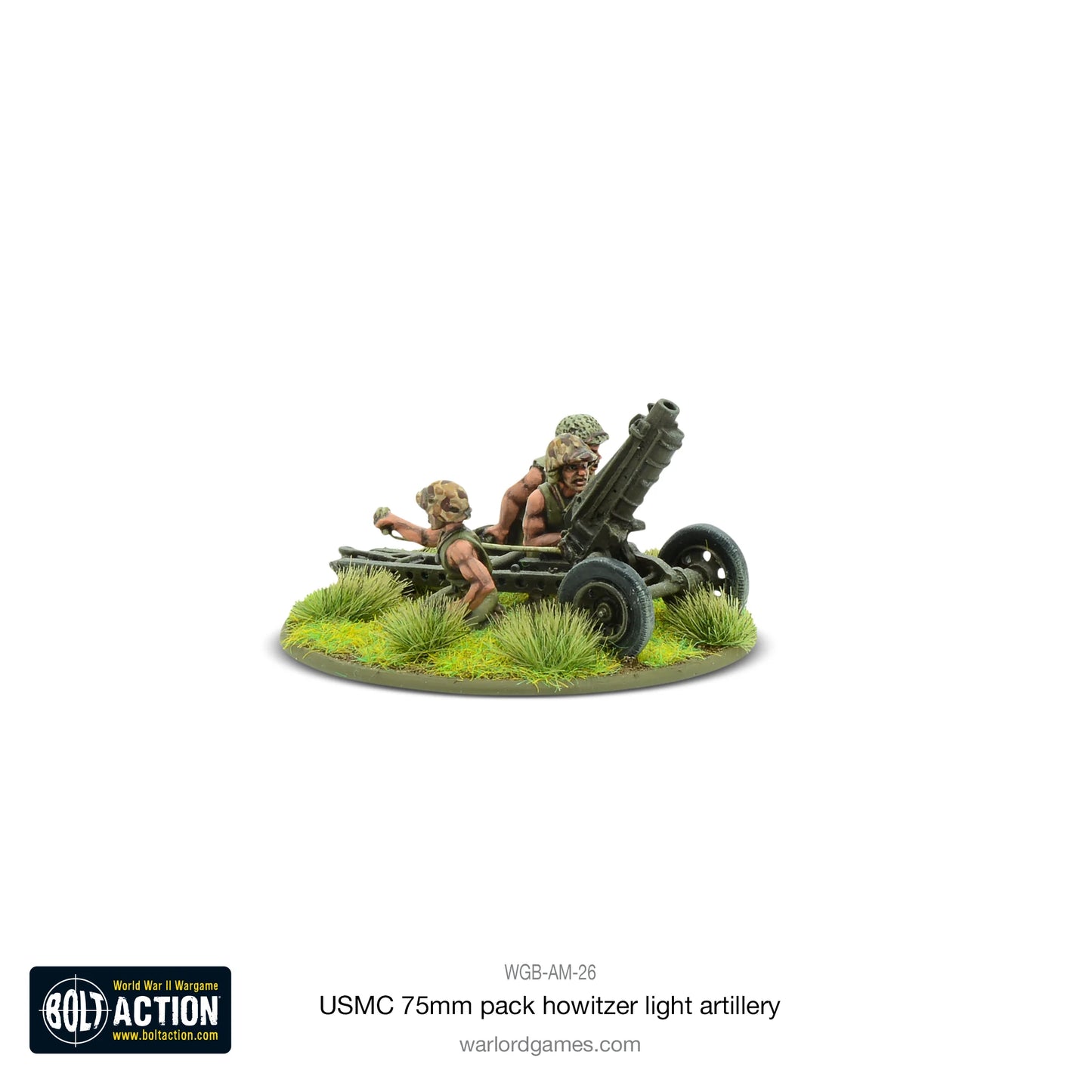 Bolt Action - USMC 75mm Pack Howitzer Light Artillery - WGB-AM-26