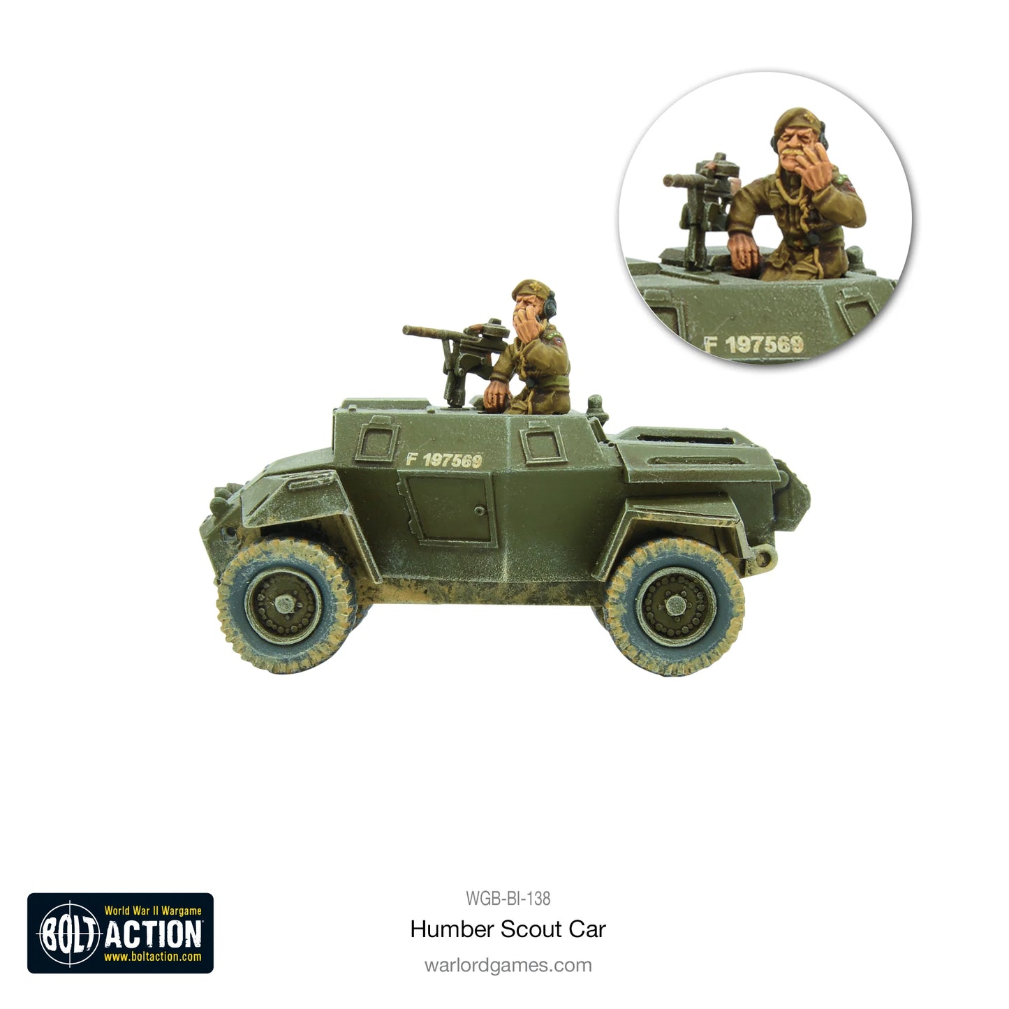 Bolt Action - Humber Scout Car - WGB-BI-138