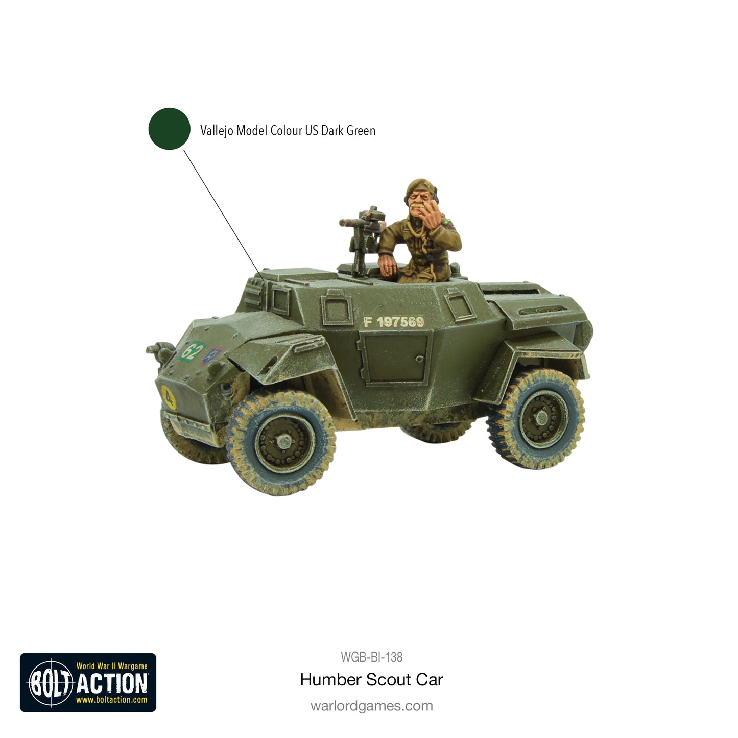 Bolt Action - Humber Scout Car - WGB-BI-138