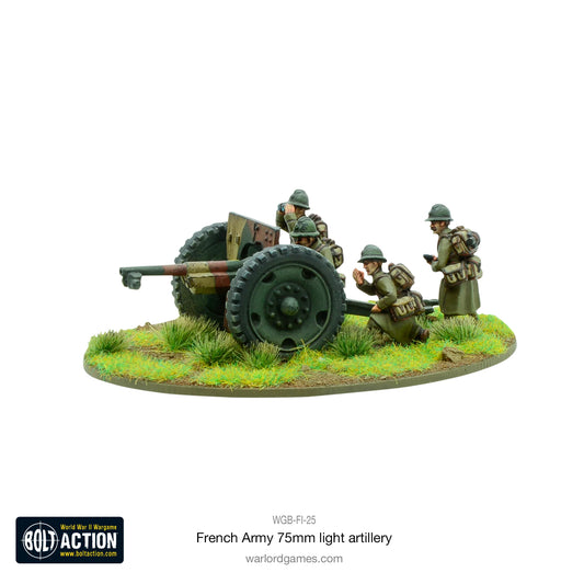 Bolt Action - French Army 75mm light artillery - WGB-FI-25