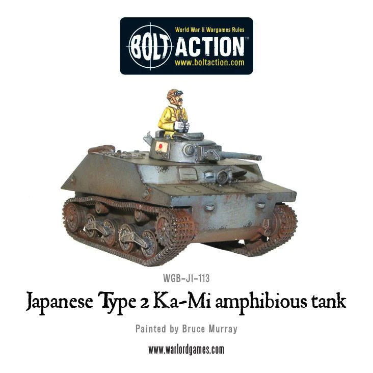 Bolt Action -  Japanese Type 2 Ka-Mi amphibious tank - WGB-JI-113