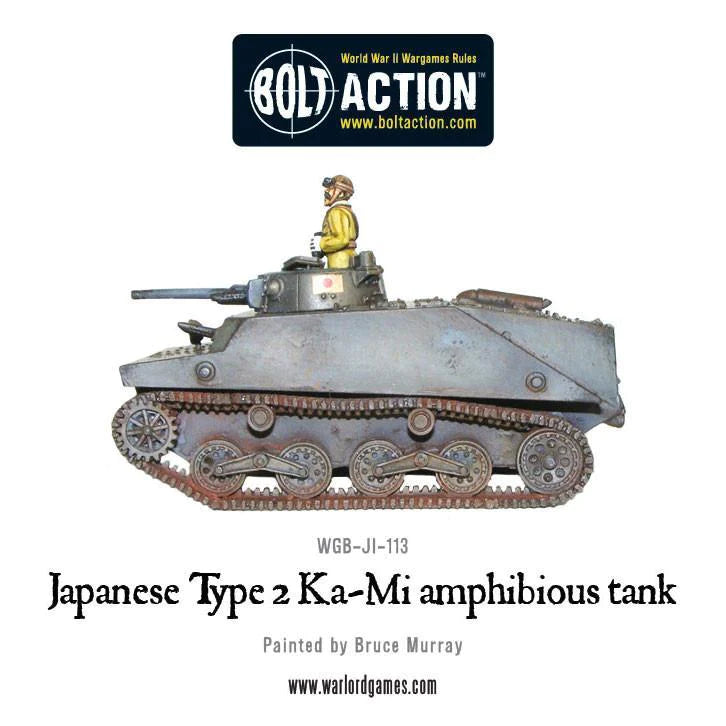 Bolt Action -  Japanese Type 2 Ka-Mi amphibious tank - WGB-JI-113