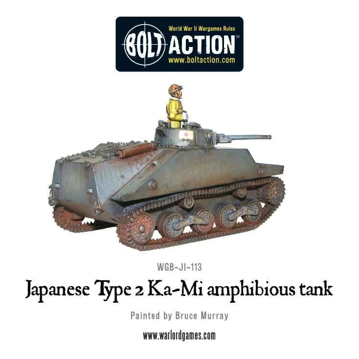 Bolt Action -  Japanese Type 2 Ka-Mi amphibious tank - WGB-JI-113