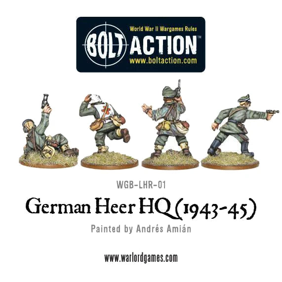 Bolt Action German Heer HQ (1943-45) - WGB-LHR-01