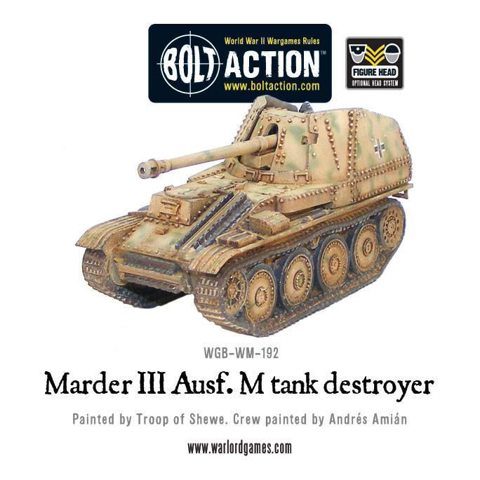 Bolt Action - Marder III Ausf. M tank destroyer - WGB-WM-192