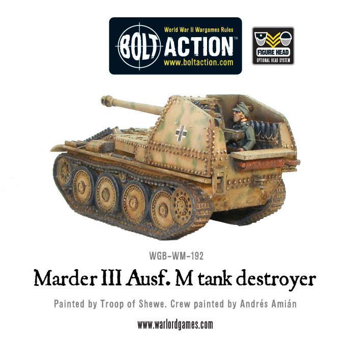 Bolt Action - Marder III Ausf. M tank destroyer - WGB-WM-192