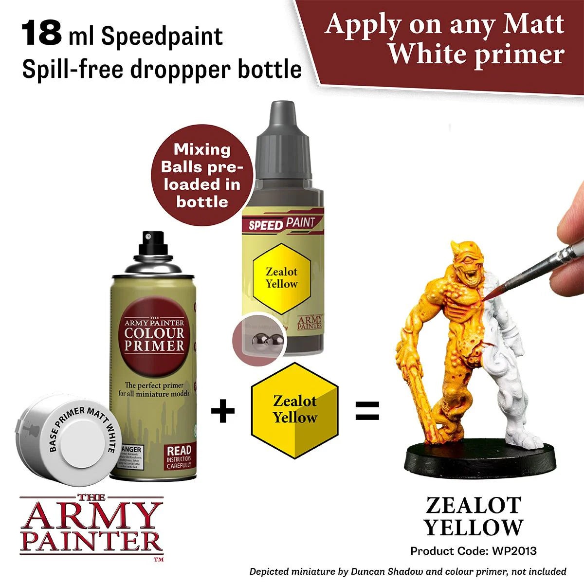 The Army Painter: Speedpaint: Zealot Yellow - WP2013