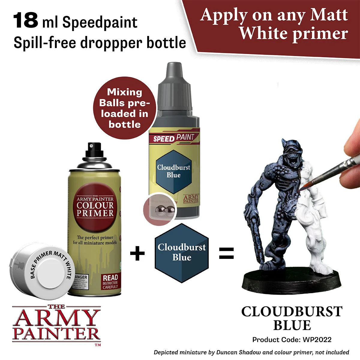 The Army Painter Speedpaint - Cloudburst Blue - WP2022