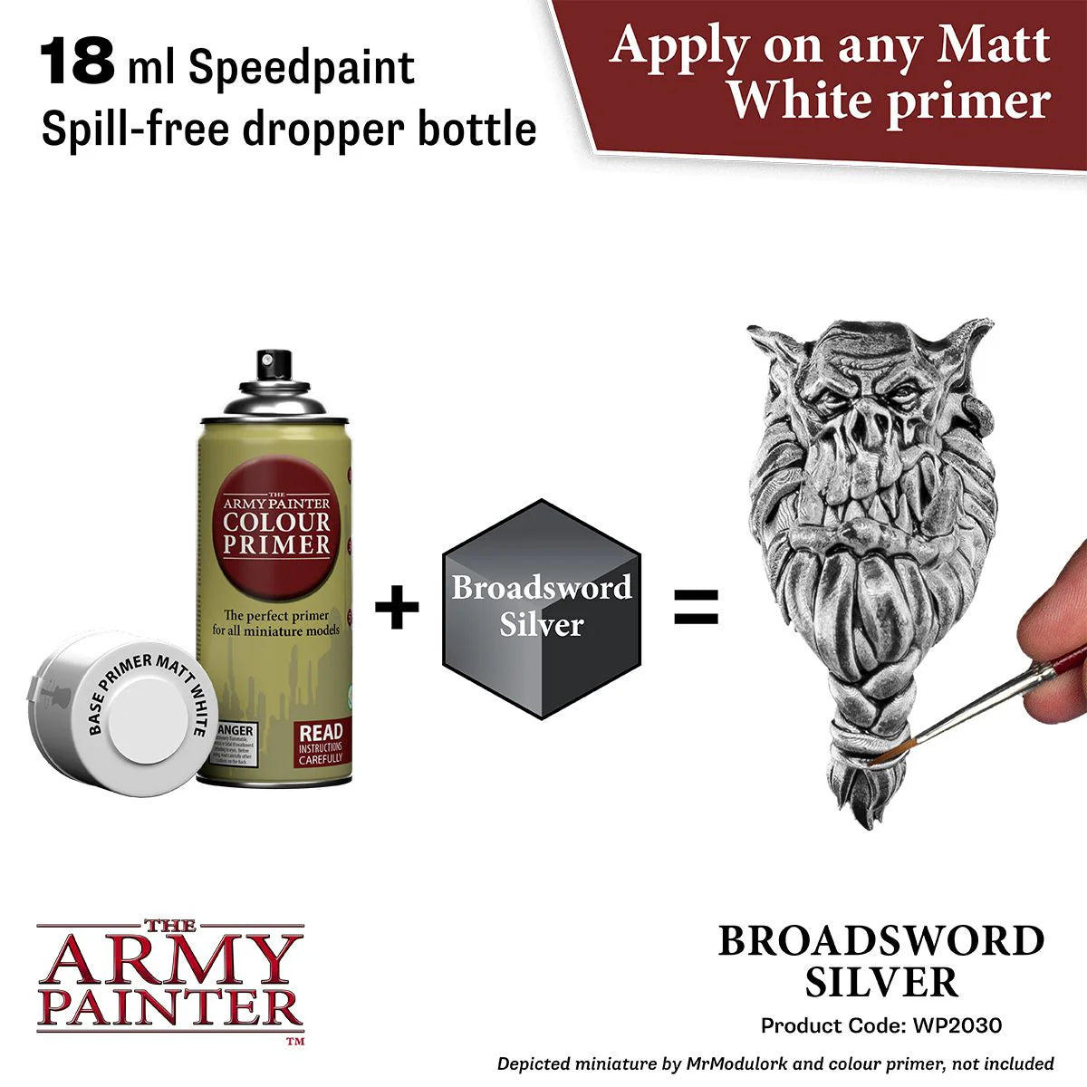 The Army Painter: Speedpaint: Broadsword Silver - WP2030