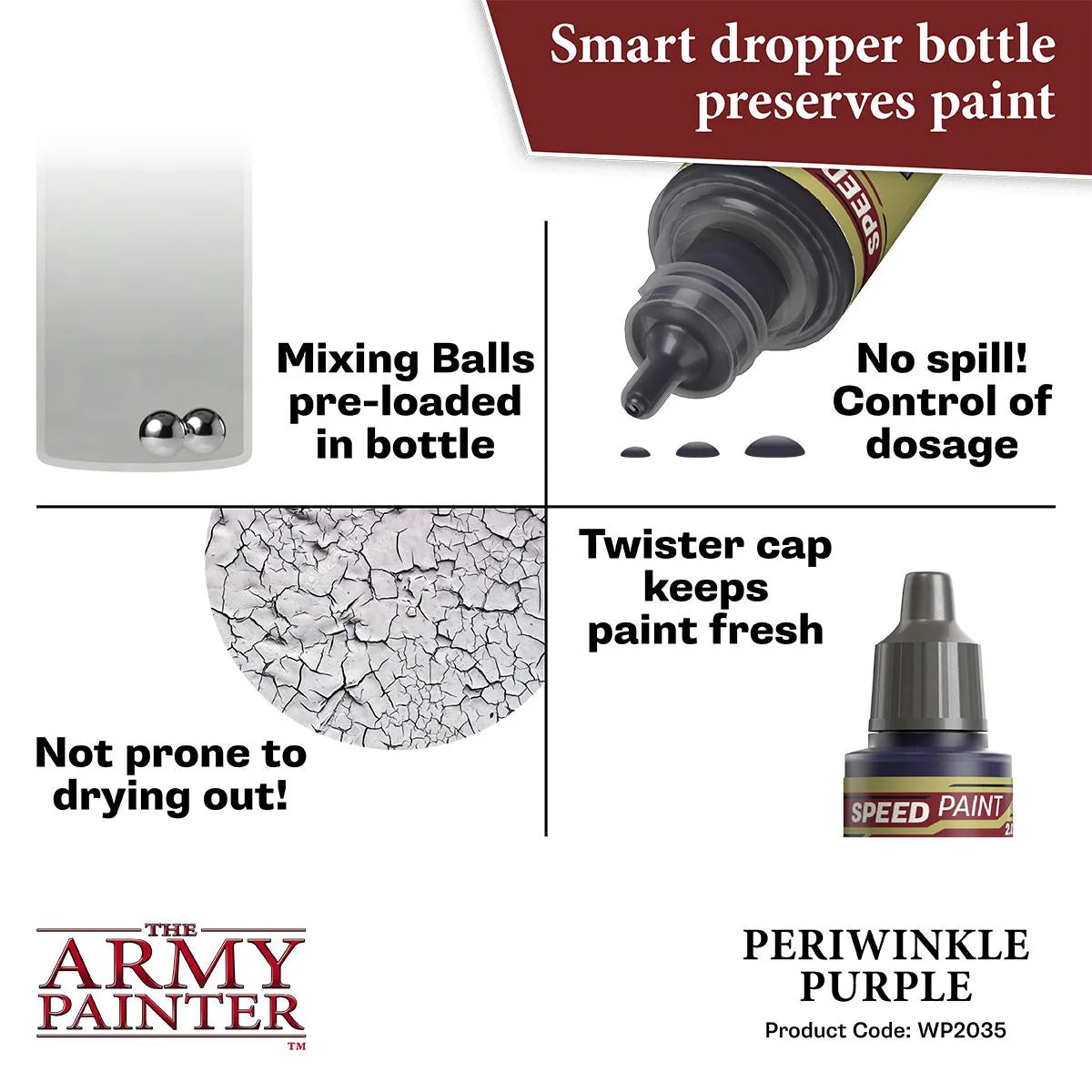 The Army Painter: Speedpaint: Periwinkle Purple - WP2035