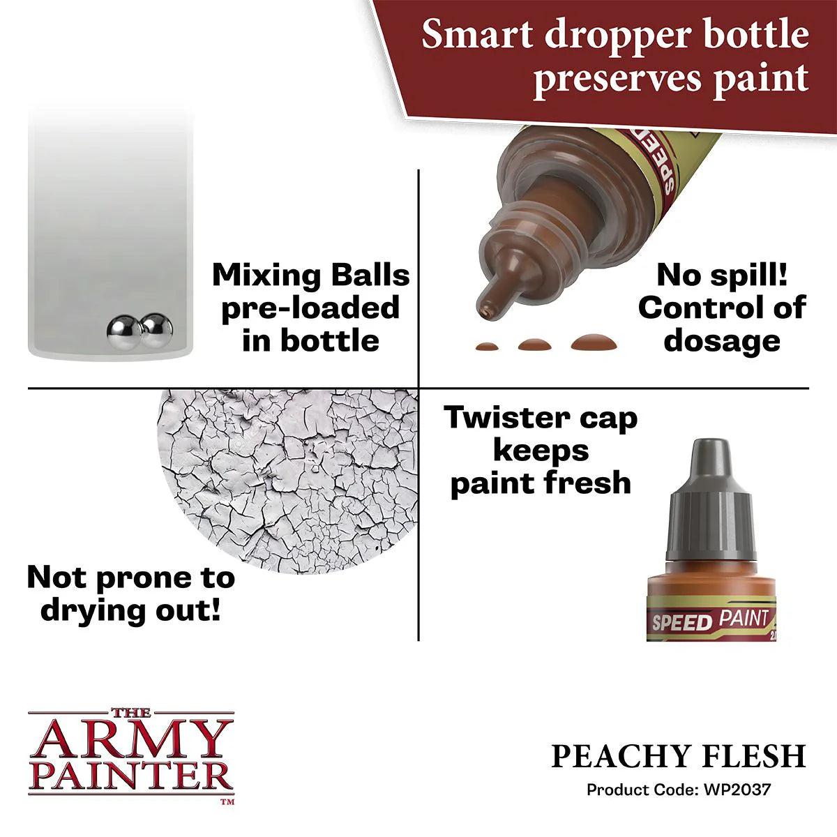 The Army Painter: Speedpaint: Peachy Flesh - WP2037