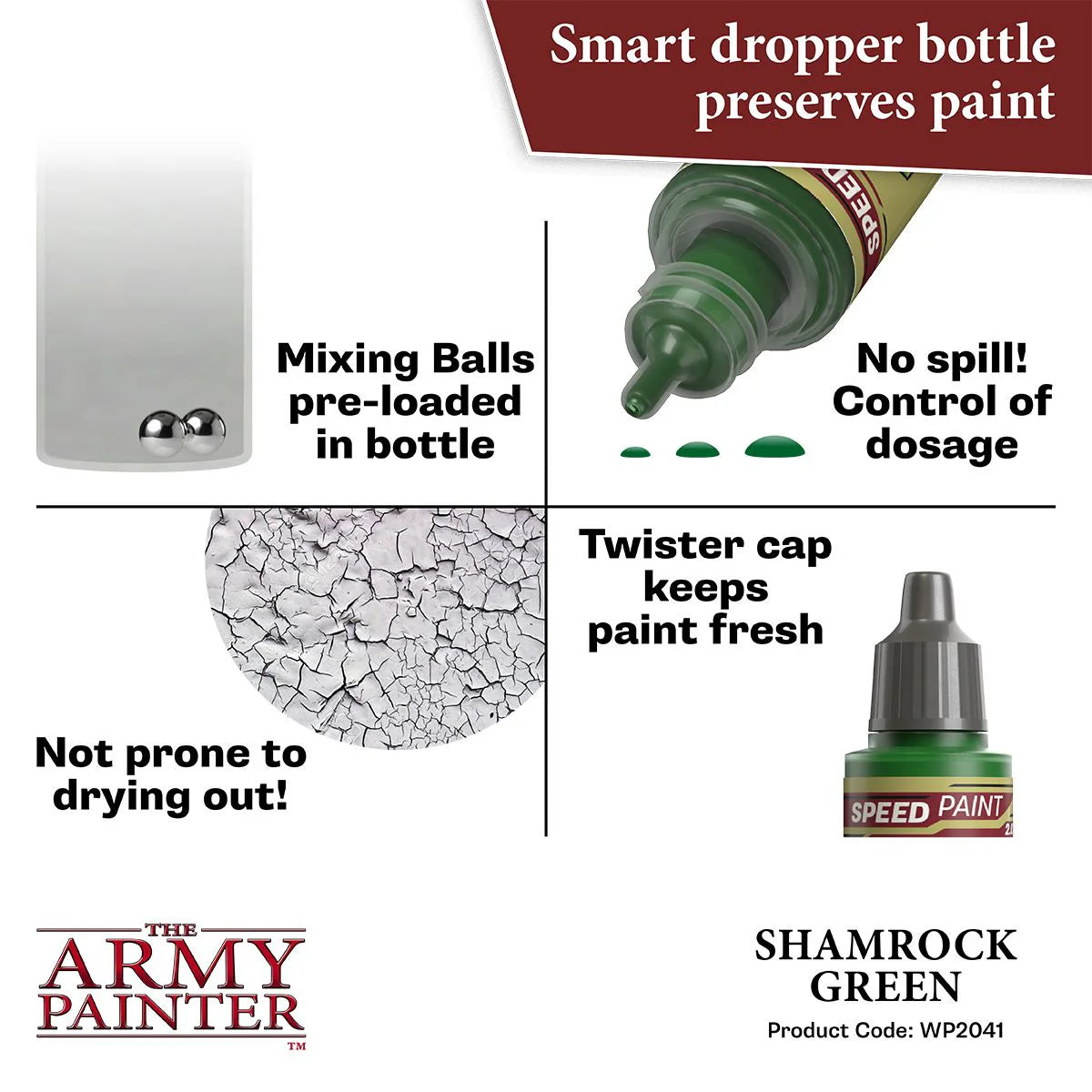 The Army Painter: Speedpaint: Shamrock Green - WP2041