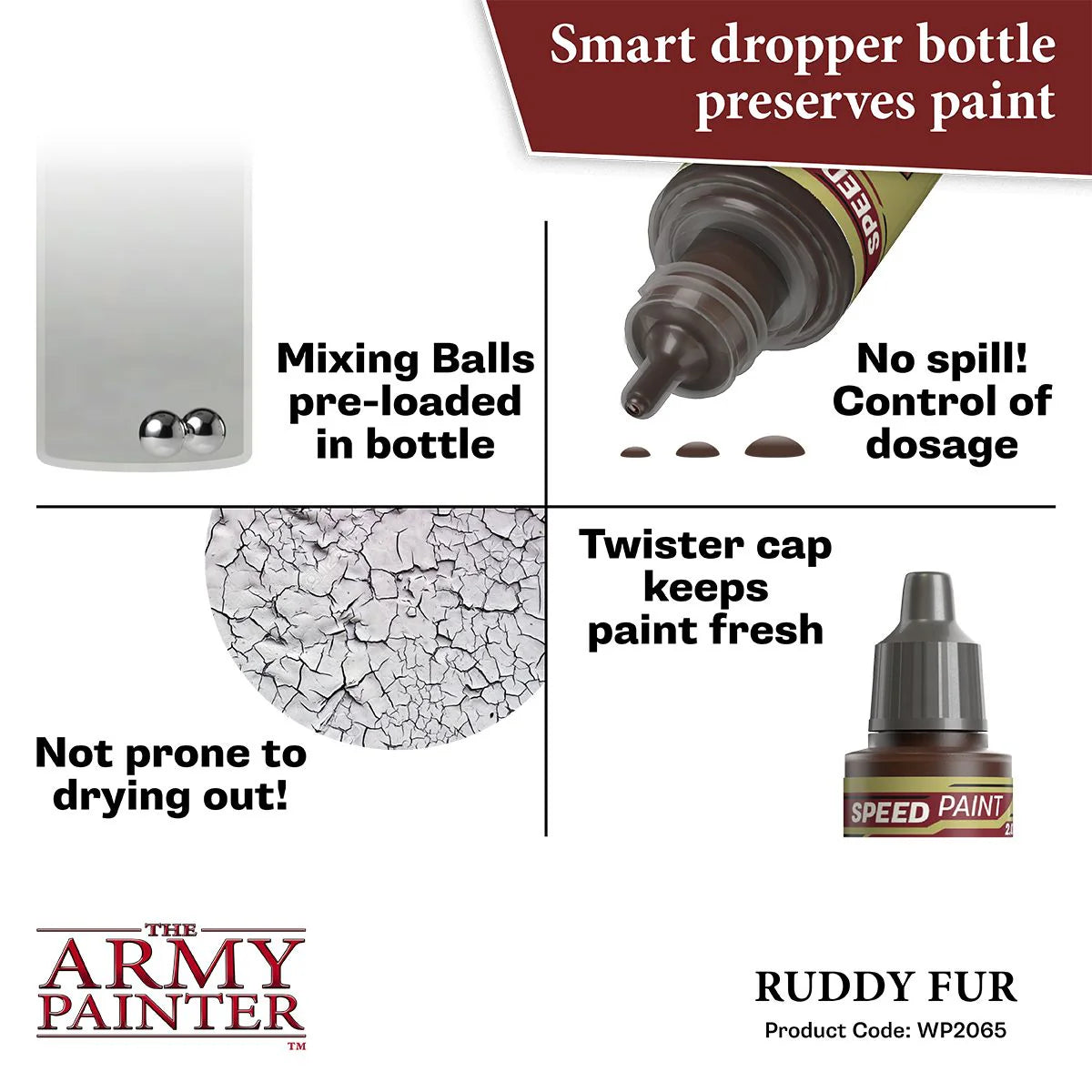 The Army Painter: Speedpaint: Ruddy Fur - WP2065