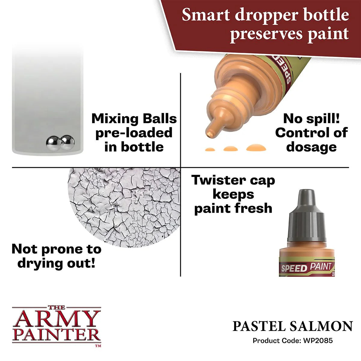 The Army Painter: Speedpaint: Pastel Salmon - WP2085