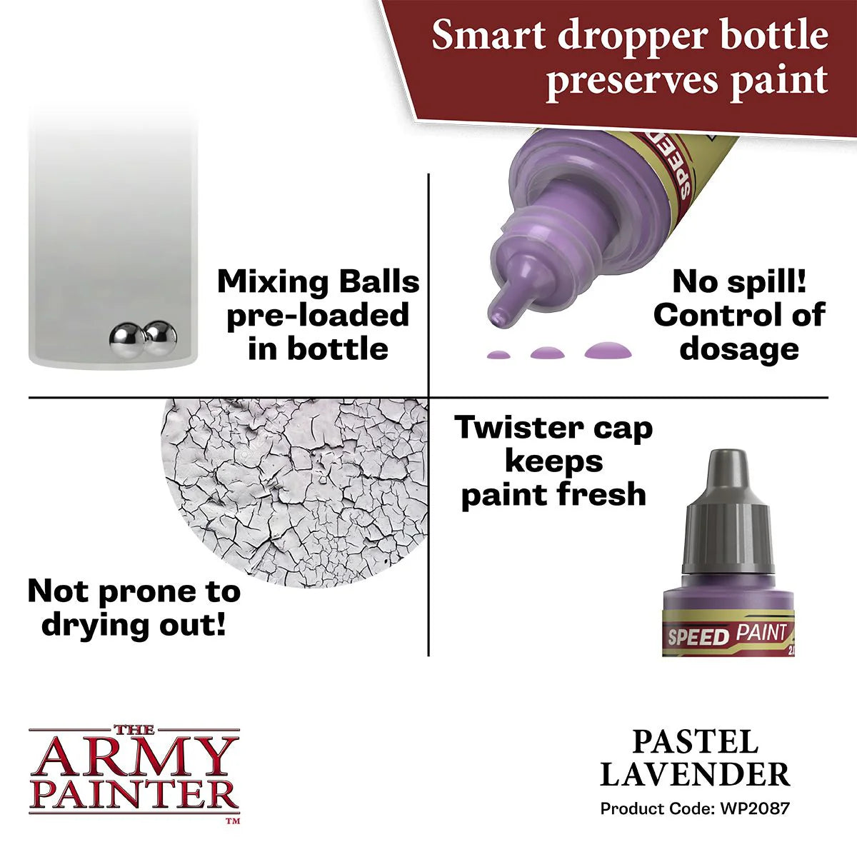 The Army Painter: Speedpaint: Pastel Lavender - WP2087